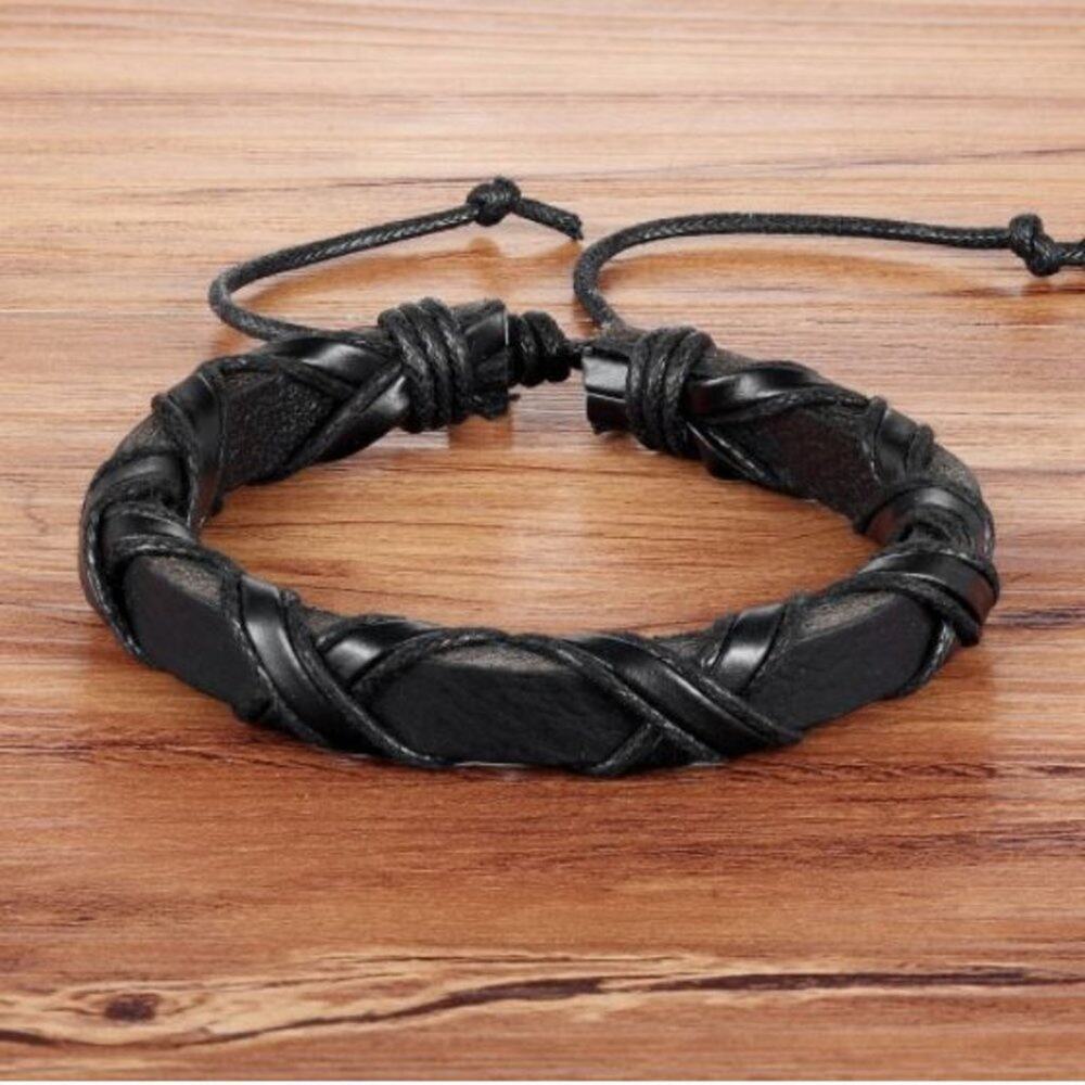 PU Leather Adjustable Bracelet Cuff